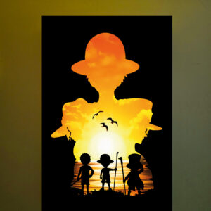 Lámpara Luffy, Zoro y Sanji