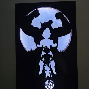 Lampara Goku siluetas