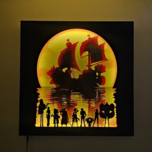 Lámpara personajes One Piece