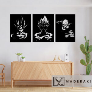 3 Cuadros Dragon Ball Z