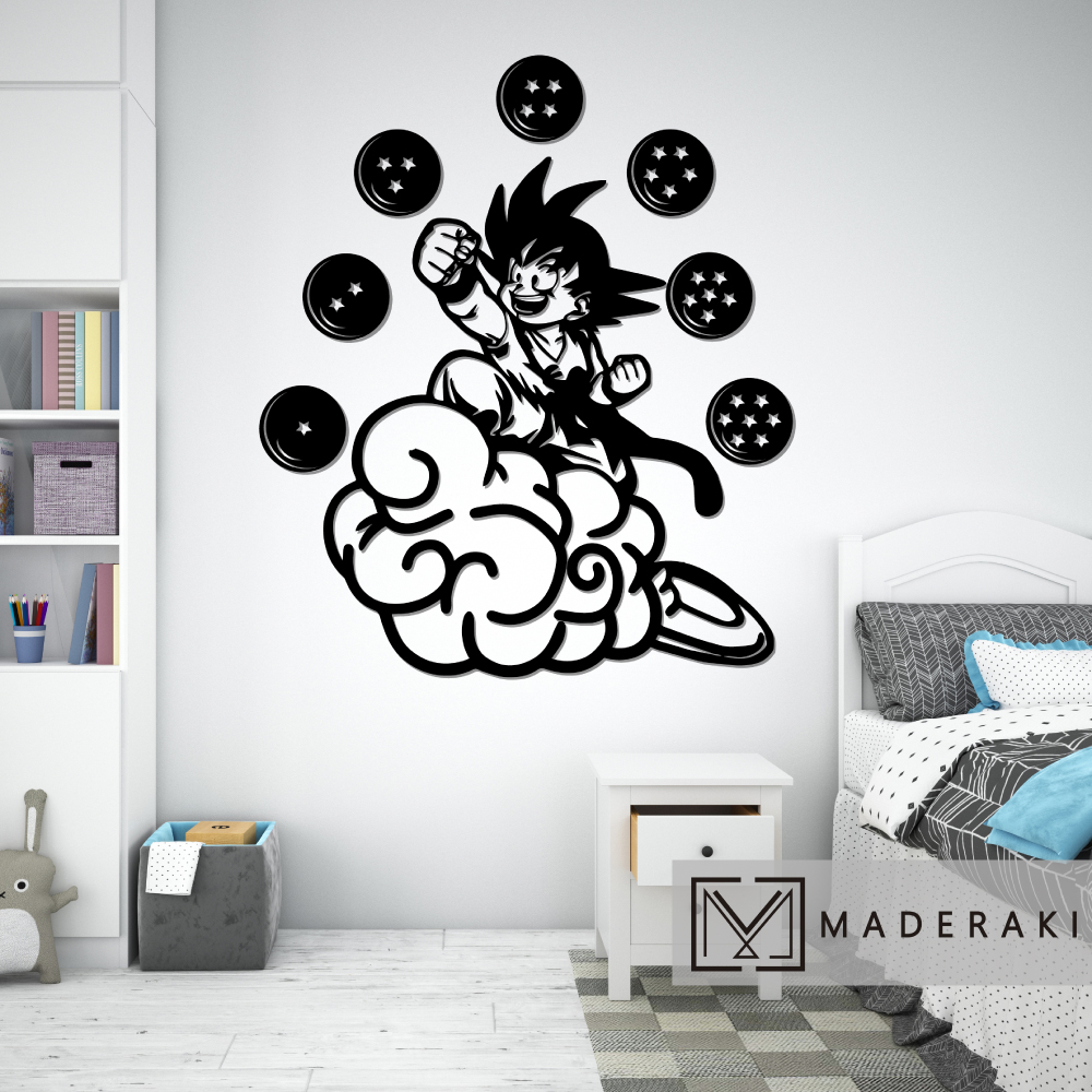 Goku en su nube voladora