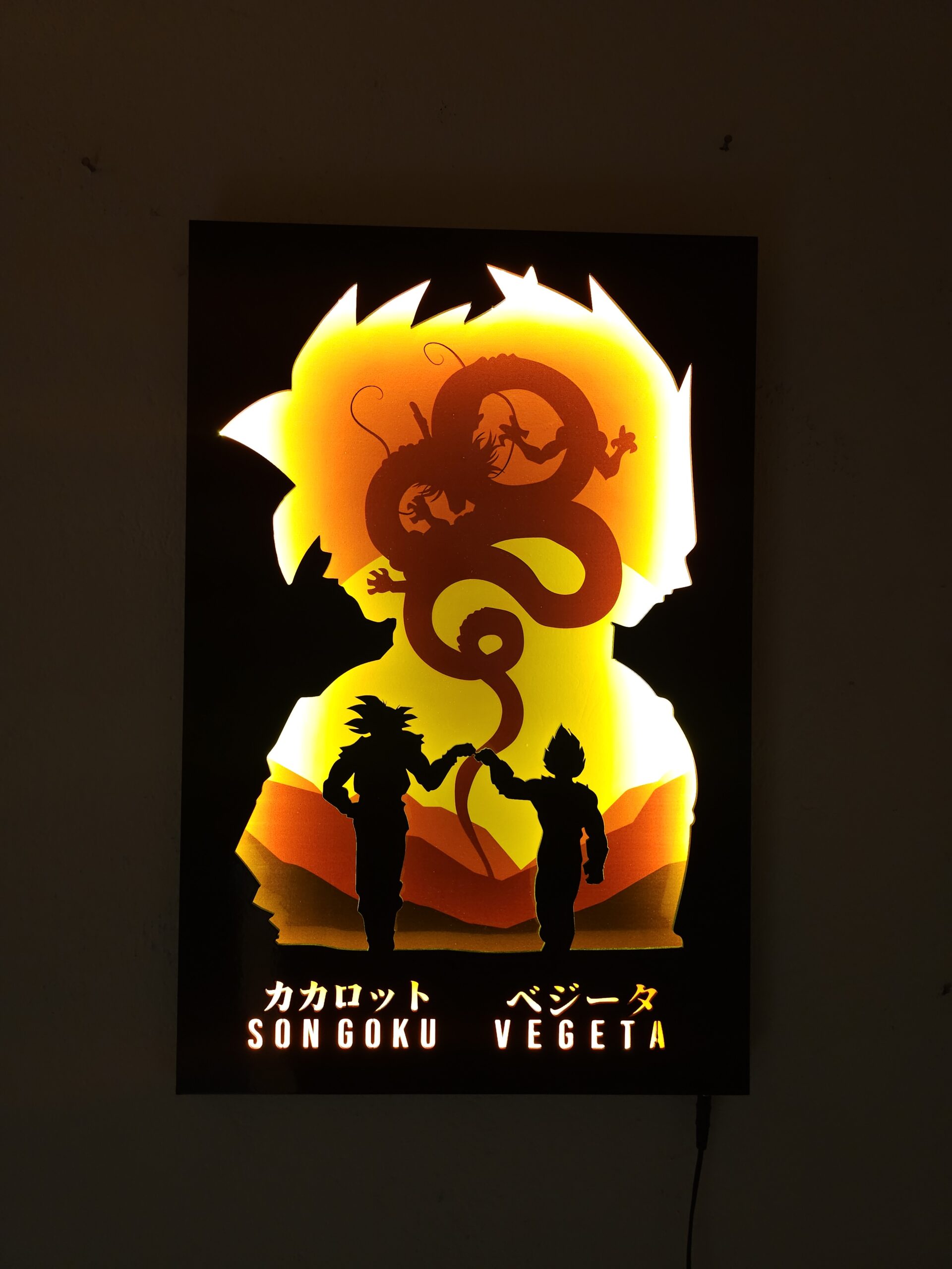 Lámpara Goku y Vegeta