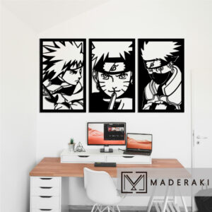 Naruto, Minato y Kakashi