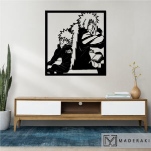 Jiraiya y Naruto