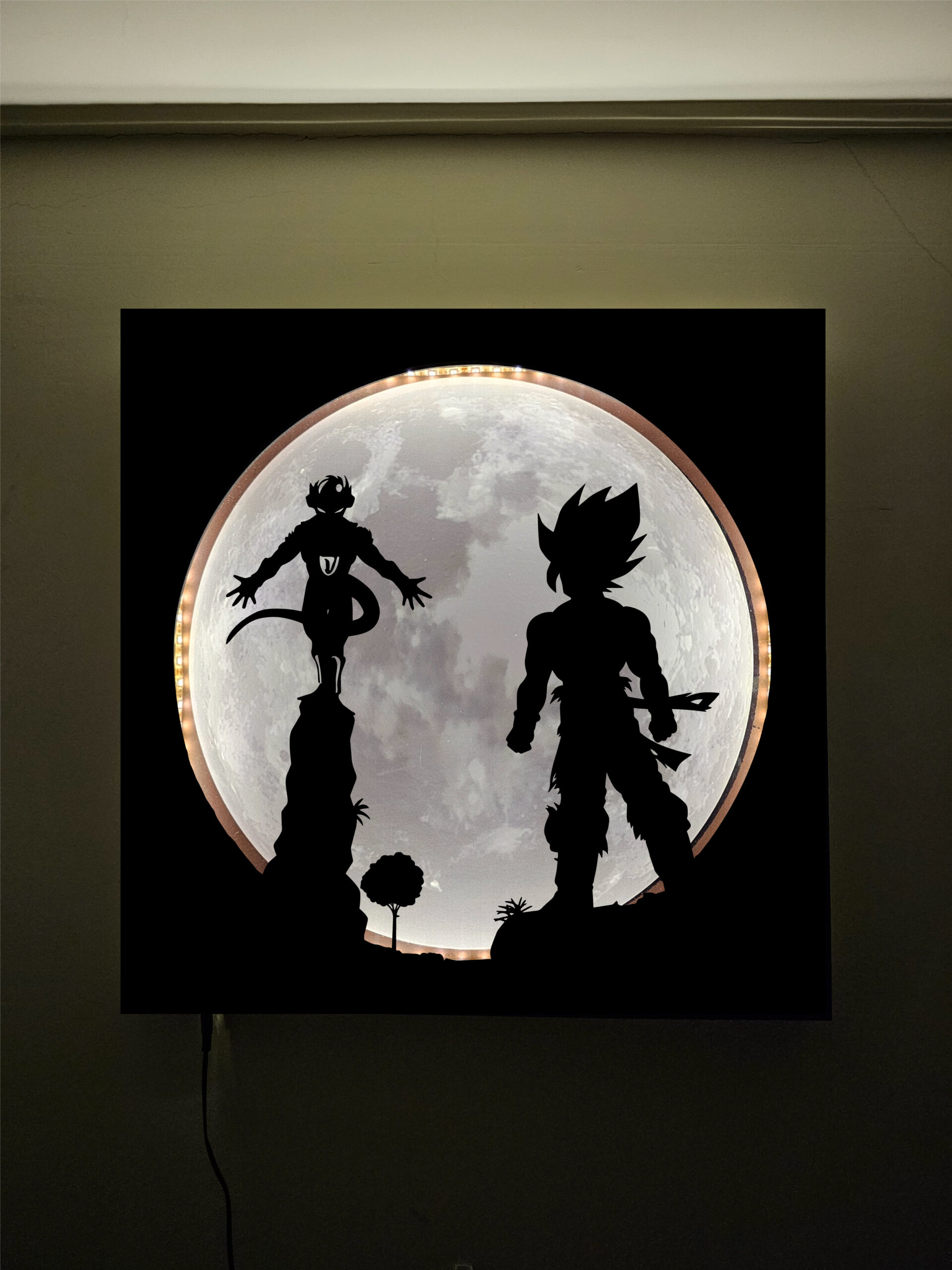 Lámpara de batalla Goku y Freezer