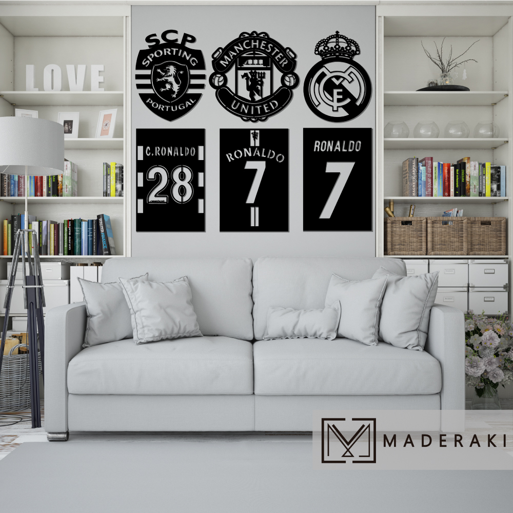 Escudos y Dorsales Cristiano Ronaldo