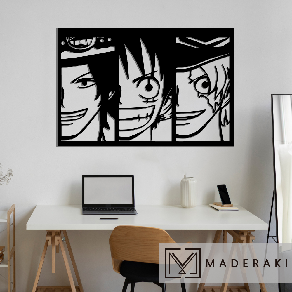 Luffy, Zoro y Sanji