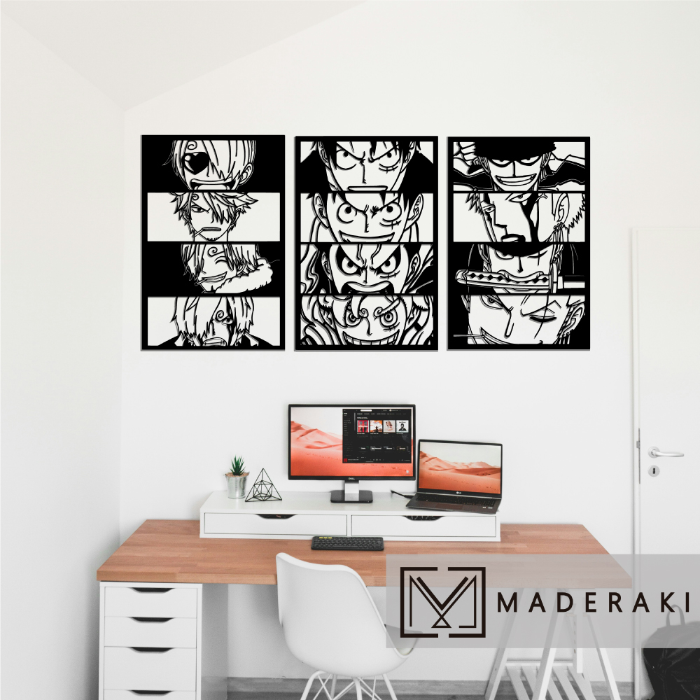 Luffy, Zoro y Sanji
