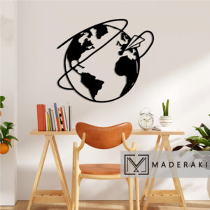 Mapa y avion
