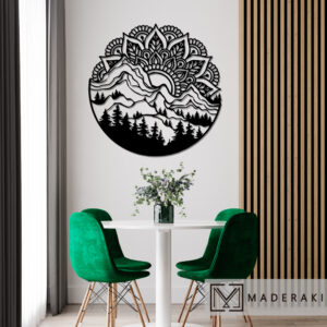 Montañas con Mandala