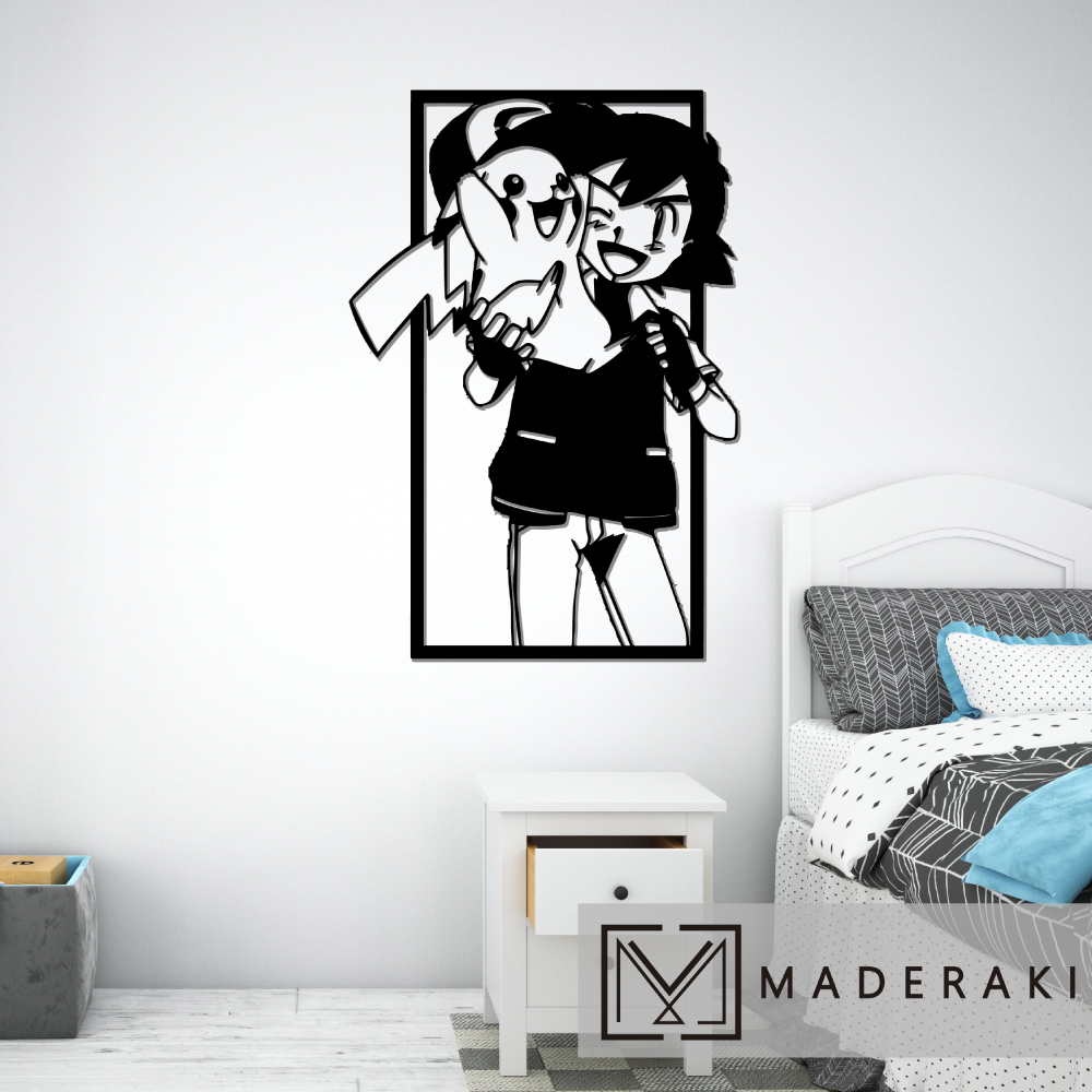 Pikachu y Ash