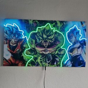 Goku, Broly y Vegeta