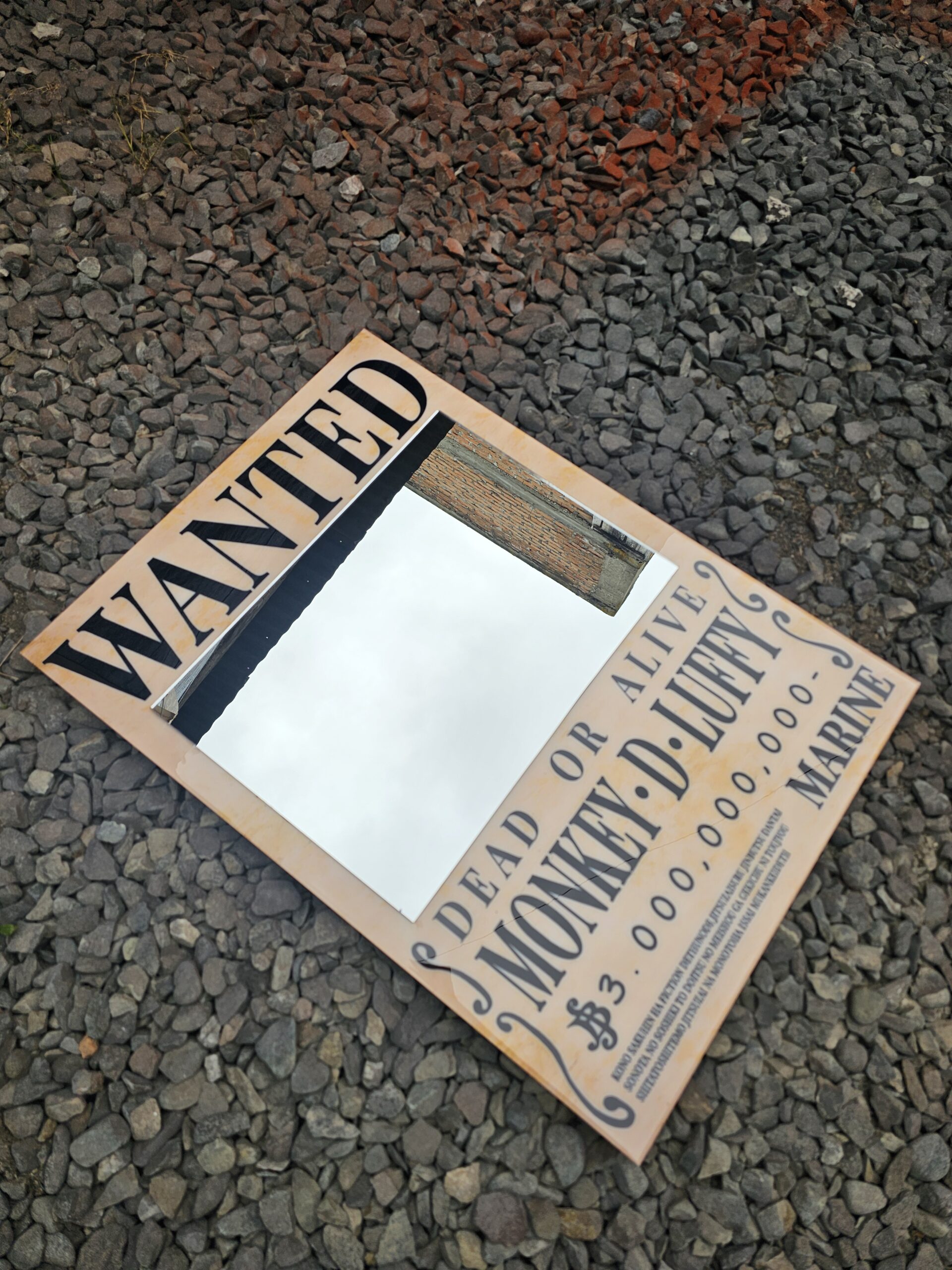 Wanted Luffy con espejo - Image 3