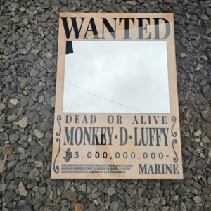 Wanted Luffy con espejo