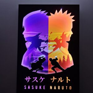 Lámpara Sasuke y Naruto
